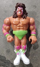 VINTAGE 1990 HASBRO WWF ACTION FIGURE ULTIMATE WARRIOR SERIES 1 - Great Paint