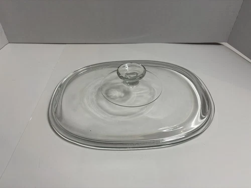 Pyrex DC 1  1/2 C Replacement Corning Wear Clear Glass Oval 8.5" x 11" Lid