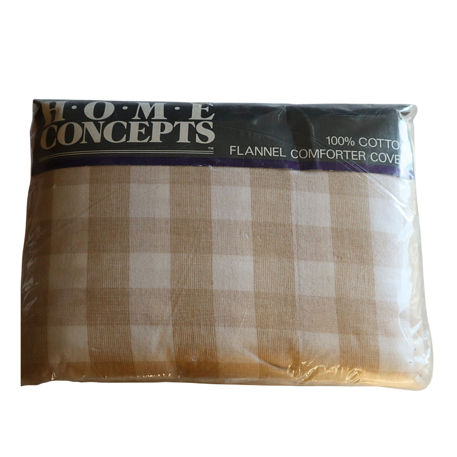 Home Concepts Flannel Full/Queen Comforter Cover 100% Cotton  Bedspread Cover