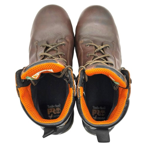 Timberland Boots Pro Men's Size 12 M 6" Composite Toe WP Work Waterproof A1RVS - 第 6/8 張圖片
