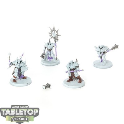 Slaves to Darkness - 4x Chaos Chosen - teilweise bemalt