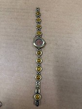 BWC Brown Dial Cabochon Bracelet Quartz Watch As Is Parts Repair