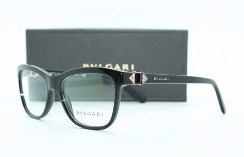 Bvlgari 4101-B 501 Damen Cat Eye Brille Brandneu mit Gratis SV Gläsern