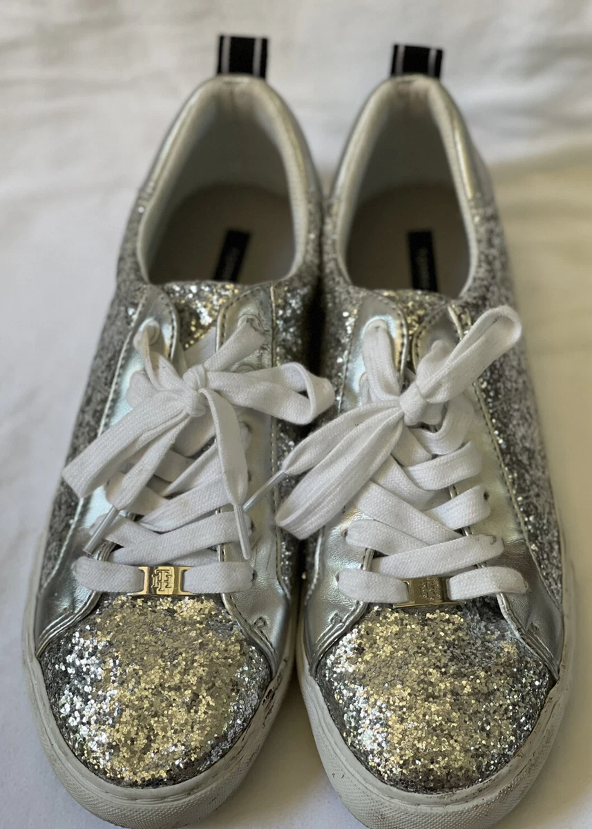 Tommy hilfiger glitter dress sneaker sale