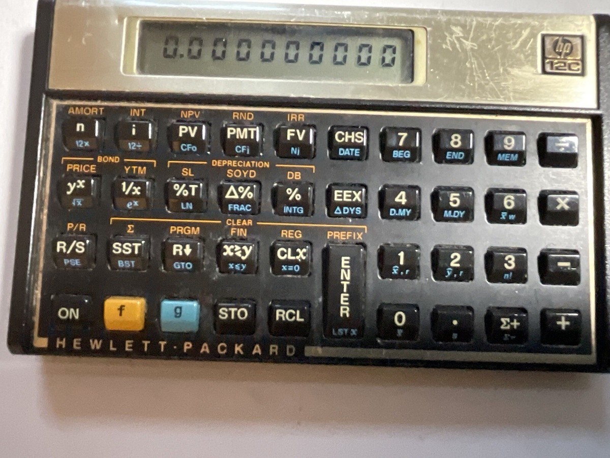 HP 12C 30th Anniversary Edition Financial Calculator for