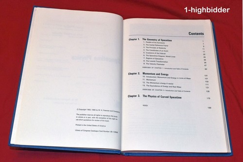 1966 Spacetime Physics Classic Einstein Space Text by Taylor & Wheeler 1st Ed - Picture 4 of 4