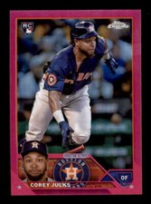 COREY JULKS 2023 TOPPS CHROME #USC193 UPDATE PINK REFRACTOR RC #117/399 BD9918