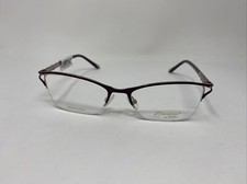 EMOZIONI BY SAFILO EM 4398 OQ5 PURPLE 52/17/135 FLEX HINGE EYEGLASSES P527