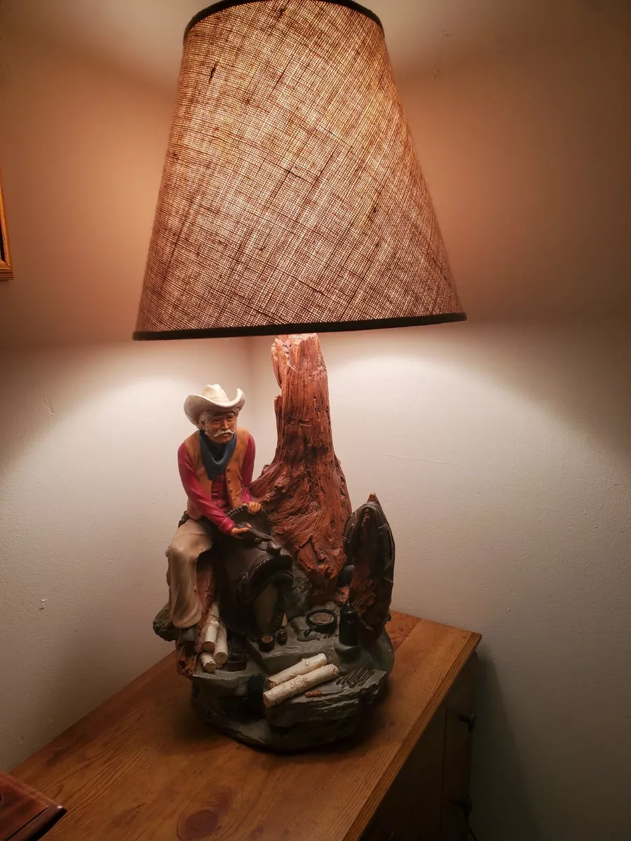 Vintage 2024 cowboy lamp