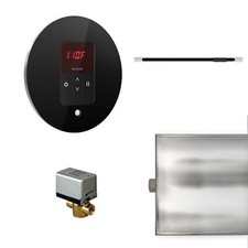 Mr Steam Basic Butler Linear Steam Generator Control Kit Package in Round Black