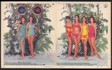 1965 Roxanne BanLon women's swimsuit bikini 6 women color photo vintage print ad