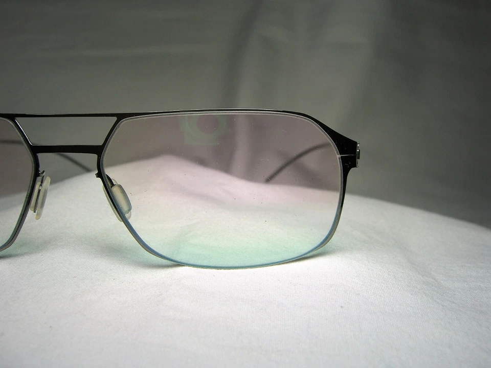 ByWP 豪华眼镜 飞行员 方形 椭圆形镜框 男式 女式 NOS 复古 — 第 3/4 张图片