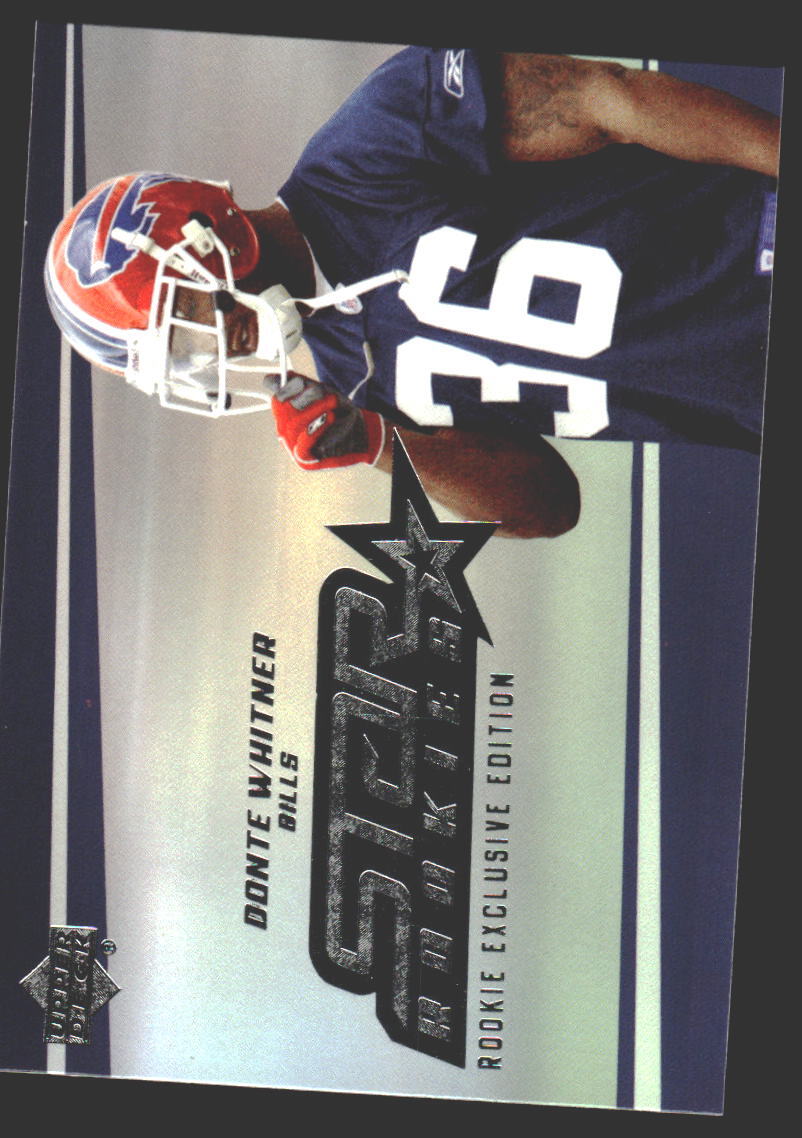 Donte Whitner #226 2006 Upper Deck Rookie Exclusive Edition Star Rookies