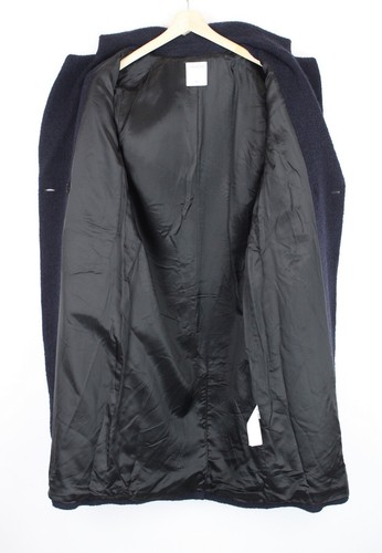 SANDRO Coat Womens EU 38 Wool Alpaca Blend Long Lined Double Breasted - Picture 4 of 12