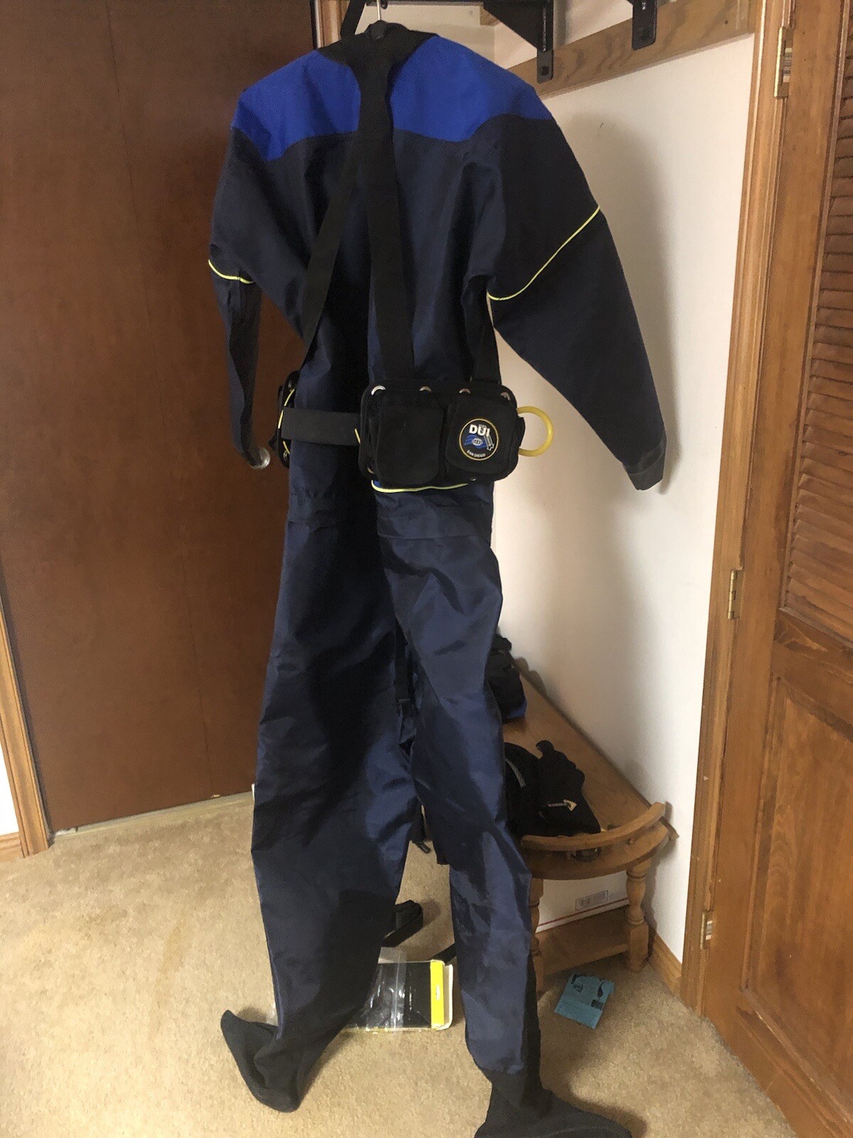 Men’s SCUBA DUI DRYSUIT, TLS Series with Integrated Harness Weight Belt