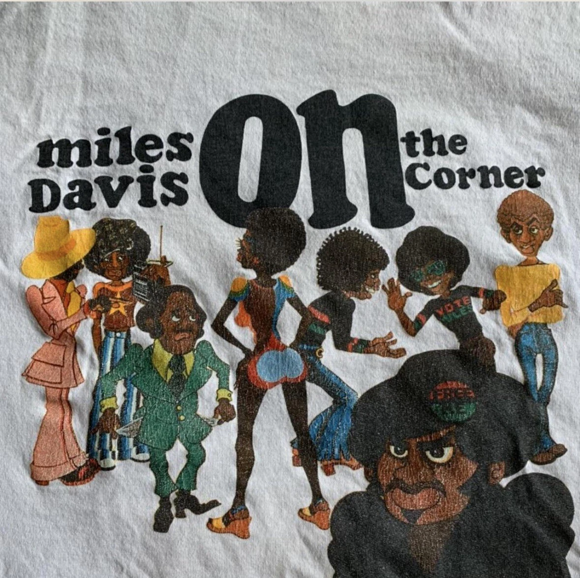T shirt SUPREME Box Logo 2008 Miles Davis « On The Corner »