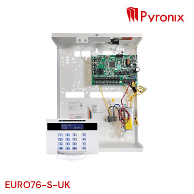 Pyronix Euro 76 Zone Alarm Panel & Keypad Hybrid System Grade 2 Security UK