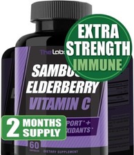 Sambucus Elderberry Immune Elderberry Vitamin C  Zinc Immunity Antioxidant NEW