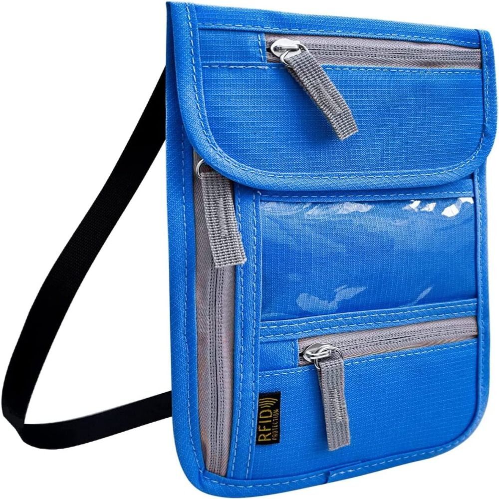 Holder Neck Pouch Travel Neck Wallet with Adjustable Neck Strap