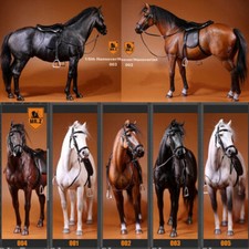 Mr.Z Animal 1:6 Resina Simulazione Giocattolo Hanoveria Cavallo Figura 5 Colori Con Imbracatura
