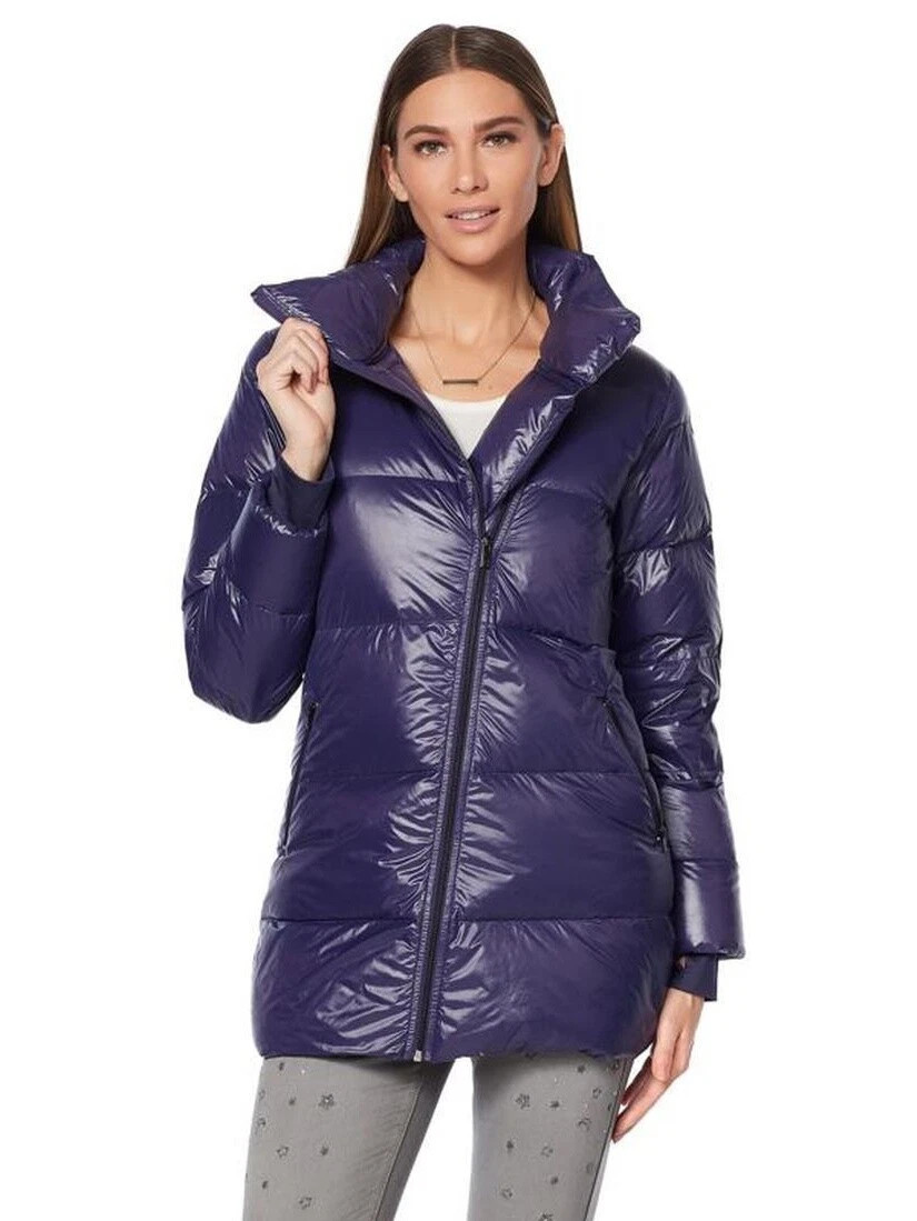G By Giuliana Women s Puffer Coat Royal Purple Size XS eBay