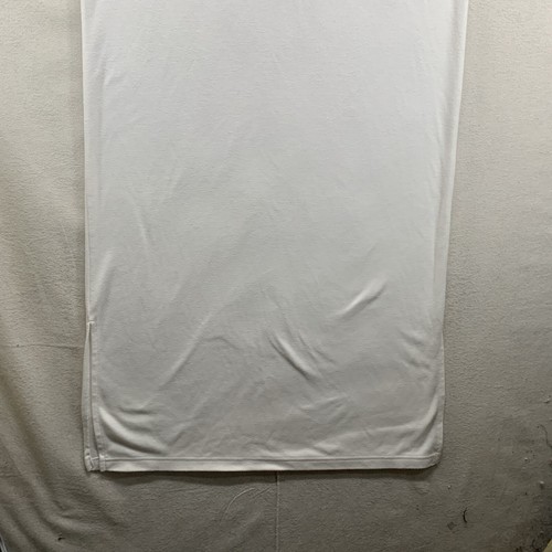 Woman’s Dress Size Medium Long White Sleeveless Embroidered Daisies - Picture 11 of 19