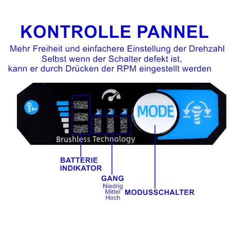 Für Makita 18V Akku Schlagschrauber Ratschen 1800Nm Akkuschrauber Bürstenloser - Bild 12 von 14