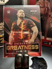 BAM BAM BIGELOW: 2021 Topps Finest WWE🚨#/5 RED REFRACTOR🚨Uncrowned Greatness