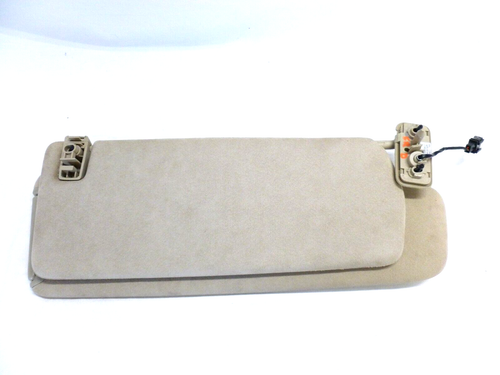 2007-2015 Audi Q7 Passenger Suede Sun Visor Tan OEM 4L0 857 552L - Picture 3 of 5