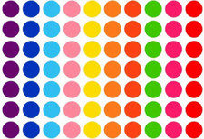 490pc Blank Garage Sale Stickers Labels Price Tags Yard Estate Flea Market 3/4