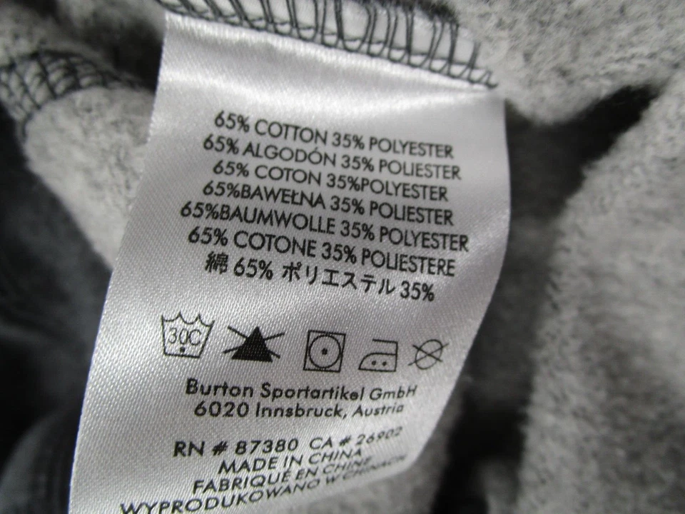 Chaqueta Analógica Para Hombre Gris Medio Cremallera Completa Sudadera con Capucha Bolsillos con Cremallera Tren Activo Foto 4 de 4