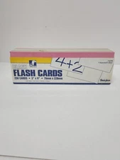 Assorted Color  Spectra 3x9" Blank Flash Cards 250 Count 5 colors USA Learn