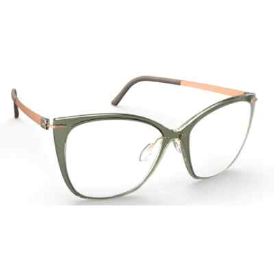 SILHOUETTE Brille 1610 INFINITY VIEW 5540 KIEFERGRÜN Rahmenbrille 55-16
