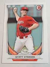 2014 Bowman Draft Baseball #DP97 Wyatt Strahan Cincinnati Reds