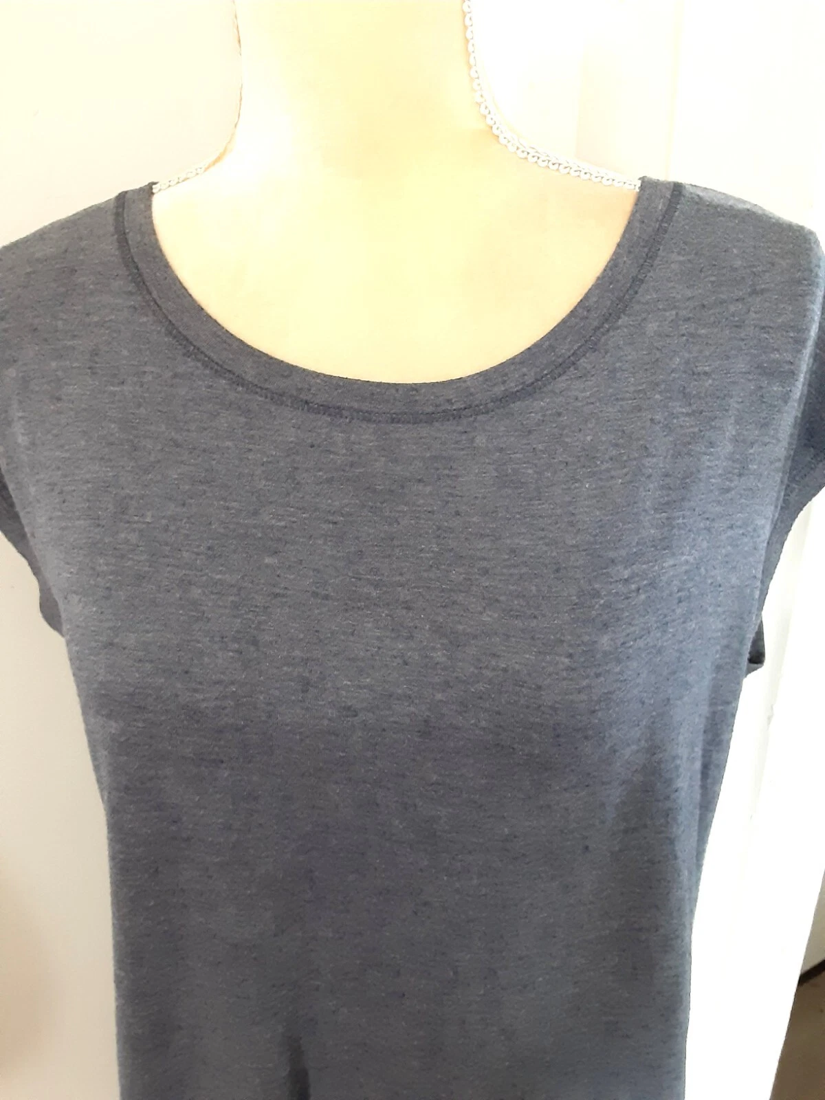 yogalicious sleeveless wrap back polyester blend shirt