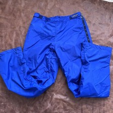 vintage patagonia made in usa windbreaker fleece pants blue medium