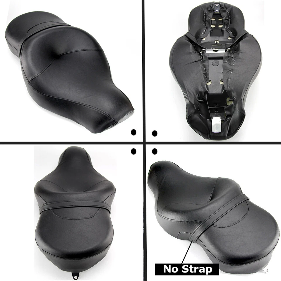 Assento profissional baixo passageiro motorista para Harley Iron 1200 883 Sportster XL 72 48 personalizado - Imagem 4 de 4