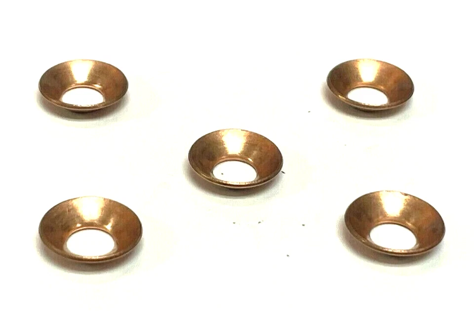 MUELLER BRASS Flare Fitting Gaskets, Copper Flare Rings, 3/8", Improves Seal, For 45 Degree