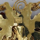Lunch At The Ritz Autumn in NY Belt Earrings Set Hand Enameled Gold Tone — photo 9