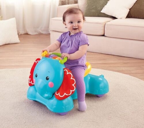 Fisher-Price 3-in-1 Bounce, Stride and Ride Elephant - Picture 2 of 3