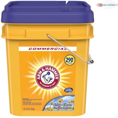 Powder Laundry Detergent 18lb Deep-Cleaning Crisp Clean for Gentle Washing