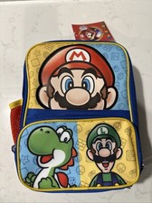 Super Mario Bros Rectangular Insulated Lunch Bag Mario Luigi Yoshi
