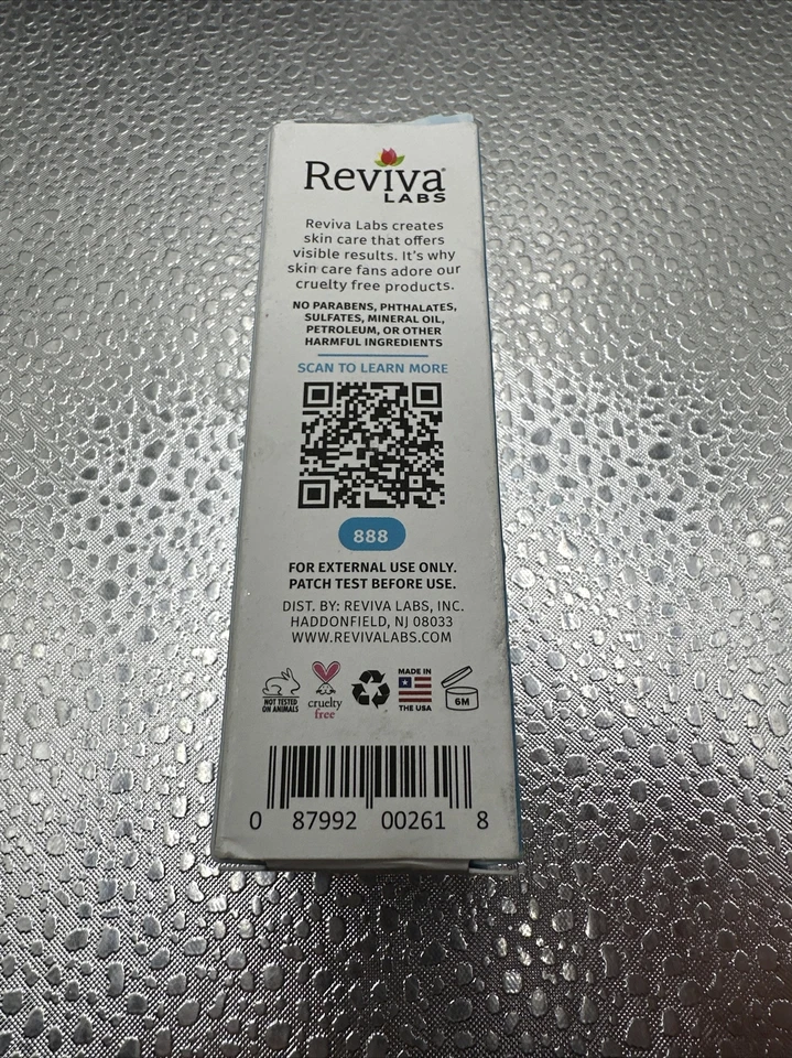 Suero de renovación calmante Reviva Labs 1 oz INVENTARIO FRESCO VENCE 01/2024 Foto 2 de 3