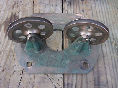 Edson Bronze Steering pulleys vanguard 77 and 283