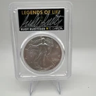 2021 $1 American Silver Eagle Typ 2 PCGS PSA MS70 Legends of Life Rudy Ruettiger