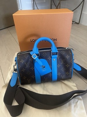 LOUIS VUITTON Keepall Bandoulière 25 Gaston Blue Hawaii Special