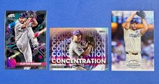 CLAYTON KERSHAW 2025 Topps COSMIC CHROME #128 and 2025 Stadium Club #C-13 & #70