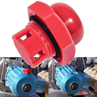 #ad Pressure Washer Oil Fill Cap with O Ring Seal Replacement Pump Red Cover Part $17.72