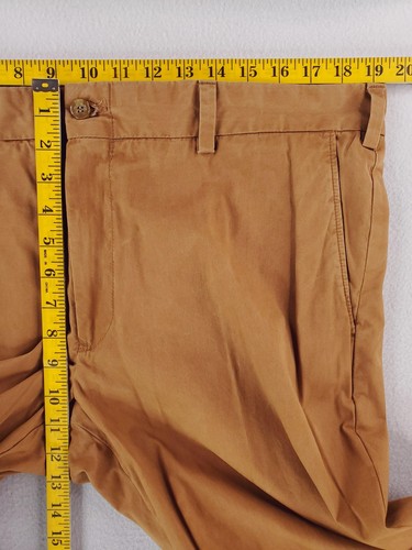 Bills Khakis Pantalone Uomo 38x32 Marrone Hampstead Twill Slim Fit Secco Tabacco Cotone - Foto 13 di 16