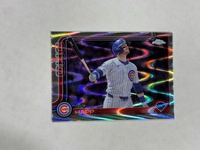 Ian Happ 2025 Topps Chrome Baseball Raywave Card # 144 Chicago Cubs